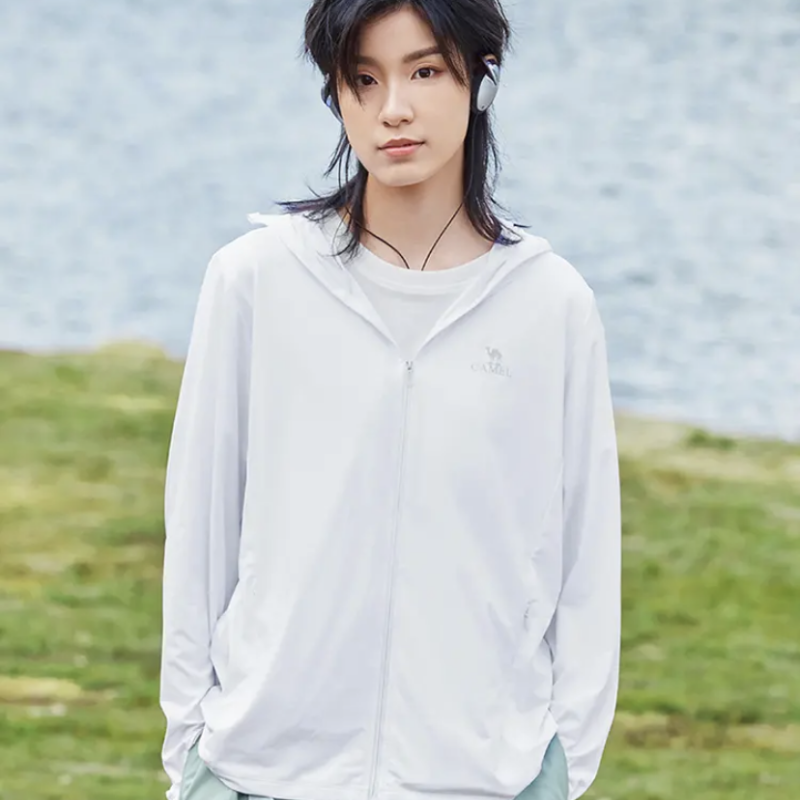 日本銷量TOP【小冰盾】黑膠帽簷冰感冰絲遮陽面料防紫外線防曬服